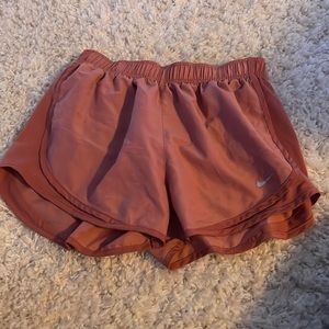 pink/coral nike shorts